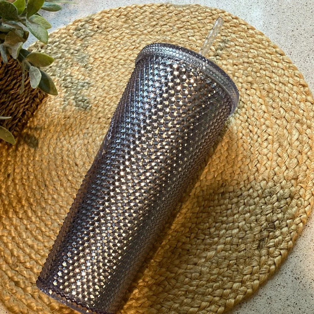 Starbucks studded silver